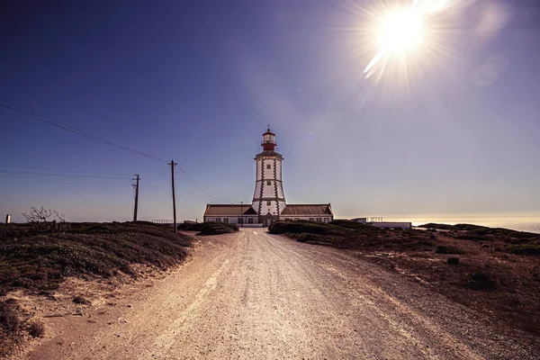 Farol Cabo Espichel Sesimbra Portugal — Fotografia de Stock