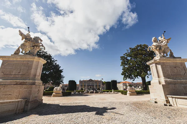 Estatua Del Palacio Nacional Queluz Portugal — Foto de Stock