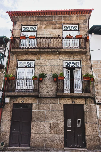 Vistas Los Edificios Históricos Guimaraes Lugar Nacimiento Portugal —  Fotos de Stock