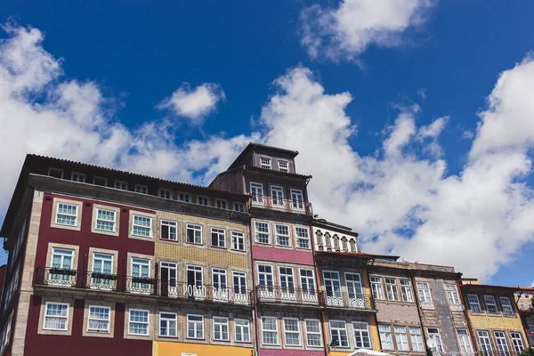 Casas Coloridas Ribeira Porto Centro Porto Perto Rio Douro Portugal — Fotografia de Stock