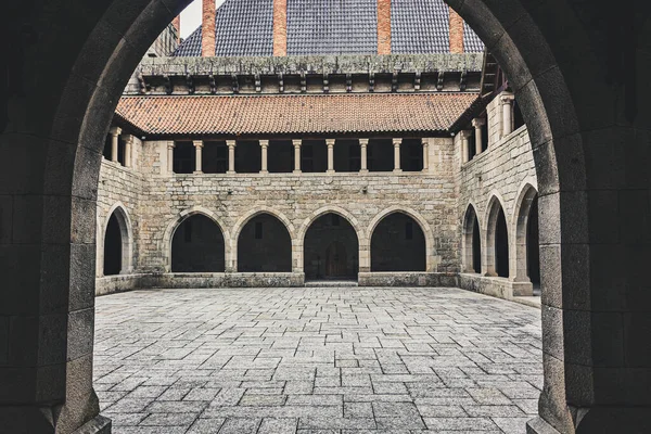 Casa Los Duques Bragana Monumento Nacional Guimaraes Portugal — Foto de Stock