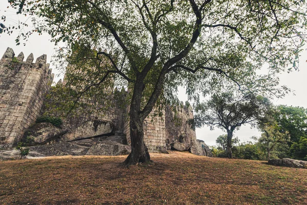 Guimaraes Castle Located Birthplace Portugal — Stock Photo, Image