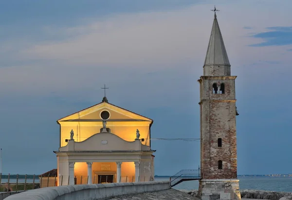 Церковь Santuario Della Madonna Dell Angelo Перестроенная Xvii Веке Фундаменте — стоковое фото