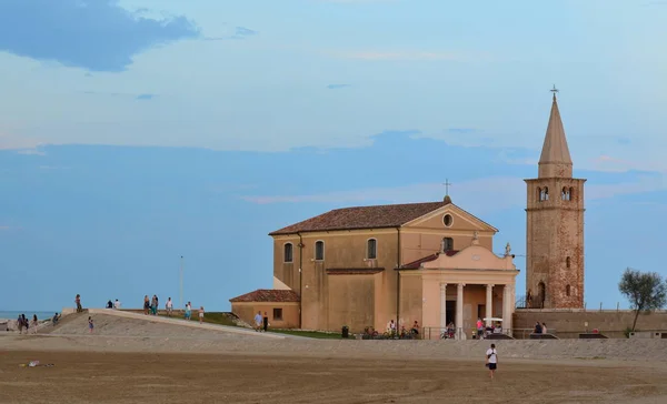 Церковь Santuario Della Madonna Dell Angelo Перестроенная Xvii Веке Фундаменте — стоковое фото