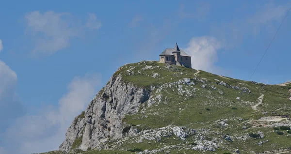 Chiesa Maria Stein Montagna Dobratsch Villacher Alpe 2166 Sul Livello — Foto Stock