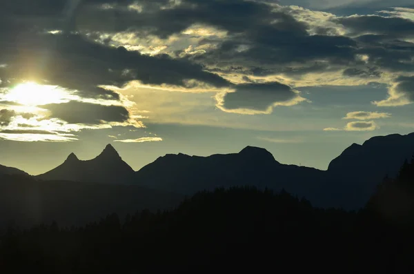 Гайлтальные Альпы Вид Пешеходной Тропы Гору Добрач Каринтия Австрия — стоковое фото