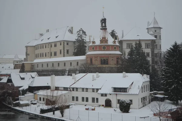 tarihi kale karmaşık, Jindrichuv Hradec şehir