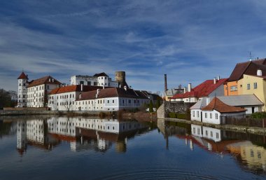 tarihi kale karmaşık, Jindrichuv Hradec şehir, th