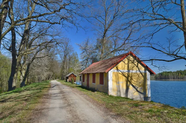 Rybníky na venkově, Kaclezskij rybníček Jižní Čechy — Stock fotografie