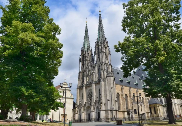 Catedral de São Venceslau, também chamada Catedral de São Venceslau Wen Fotografia De Stock