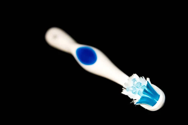 Toothbrush Isolated Black Background — Stock Photo, Image