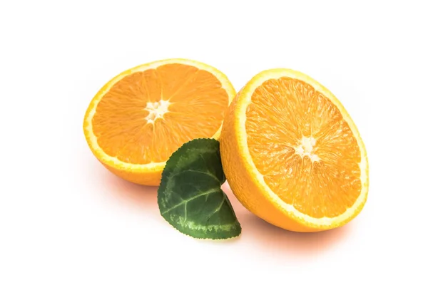 Ripe Orange Isolated White Background Fresh Citrus Fruit Photography Orange — Stock Fotó