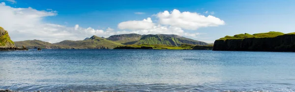 Isle Canna Szkocji Jest Najbardziej Wysuniętym Zachód Małych Wysp Archipelagu — Zdjęcie stockowe