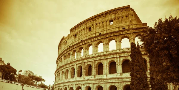 Рим Лацио Италия Декабрь 2018 Колизей Колизей Известный Флавийский Амфитеатр — стоковое фото