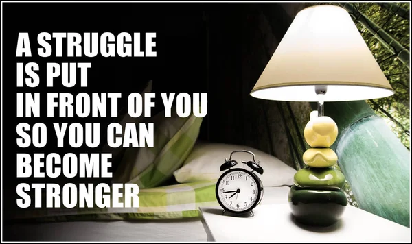 Struggle Put Front You You Can Become Stronger — Stock Photo, Image