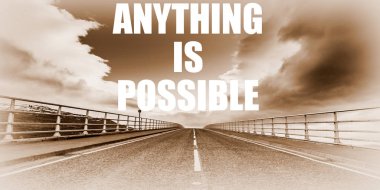 Her şey mümkündür - iş kelimenin anlamını kavram olarak temsil etmek için kelime yazma el