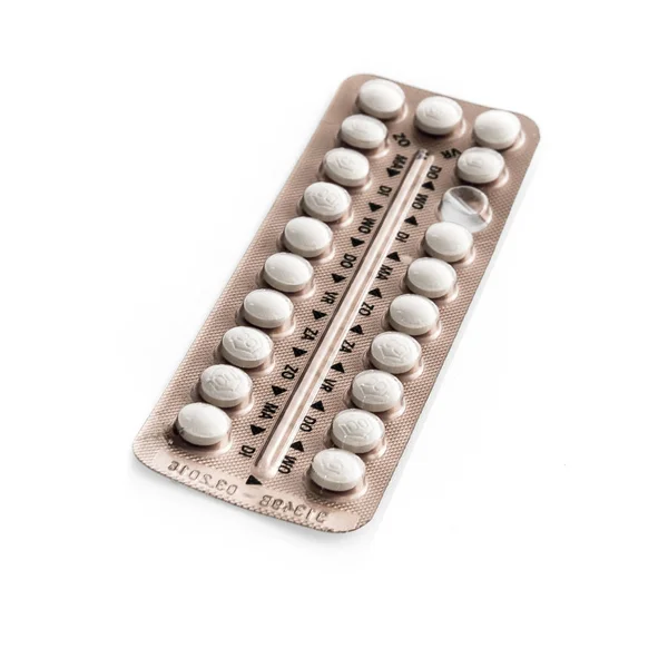 Pilules Contraceptives Pilule Contraceptive Méthodes Contraception Santé Des Femmes Isolées — Photo