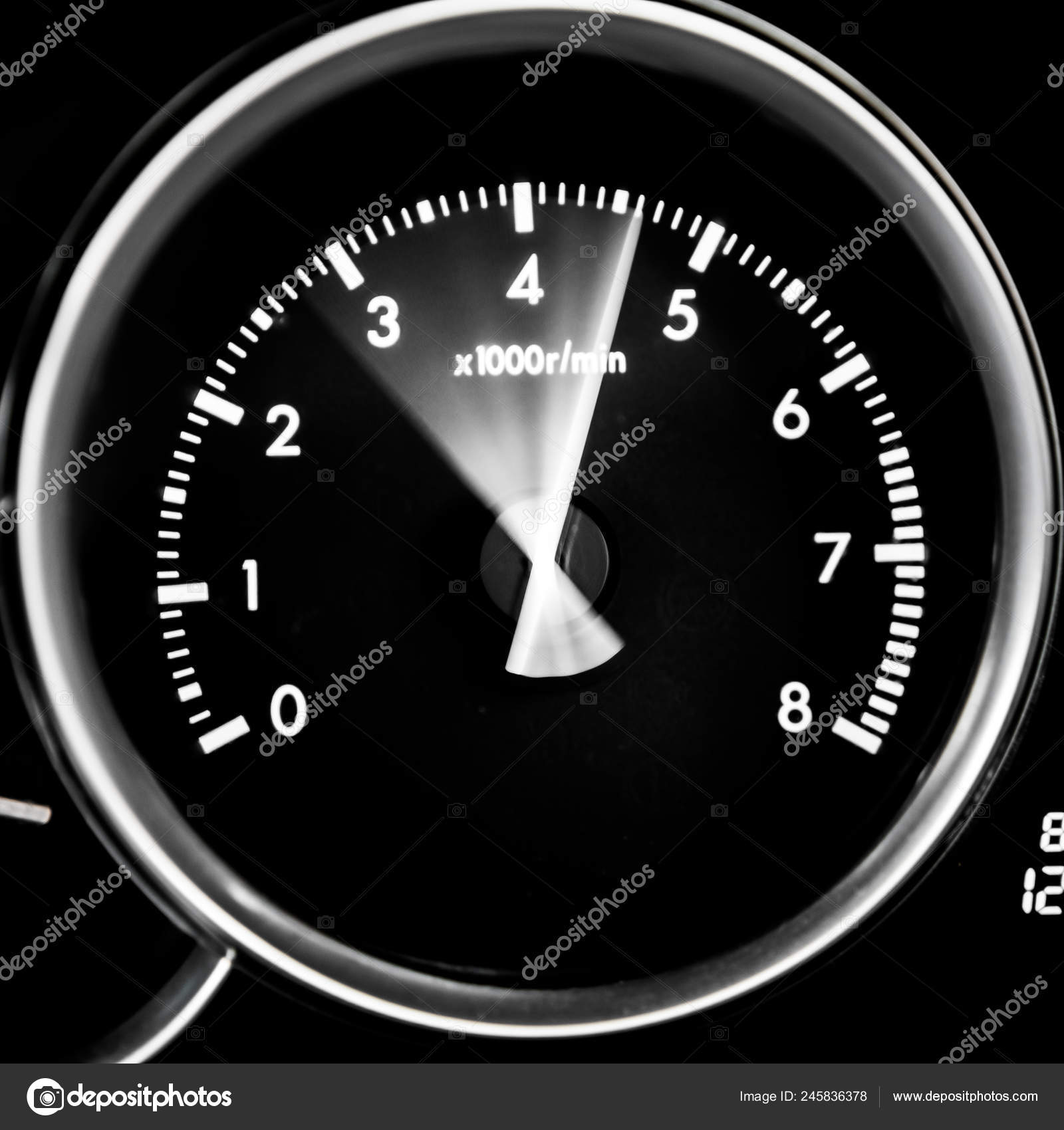 Car Dashboard Dials Engine Rpm Rotations Minute — Stock Photo © Lukasz ...