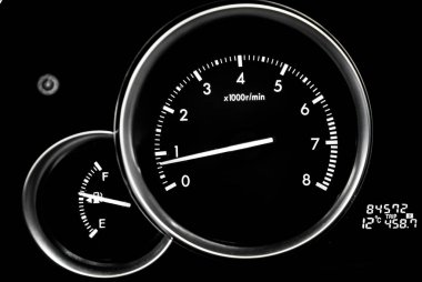Araba Pano aramalar - motor devir/dakika (dakika başına rotasyonlar)