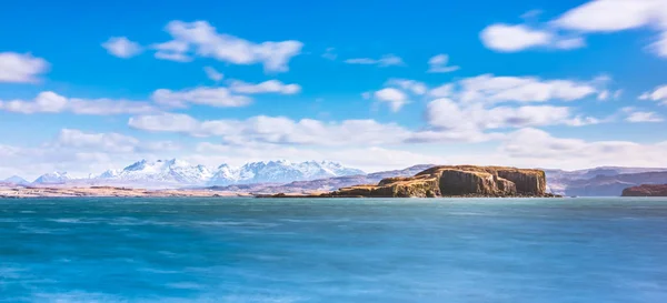 Isle of Skye krajobraz-Ocean Atlantycki, góry, pustynia — Zdjęcie stockowe