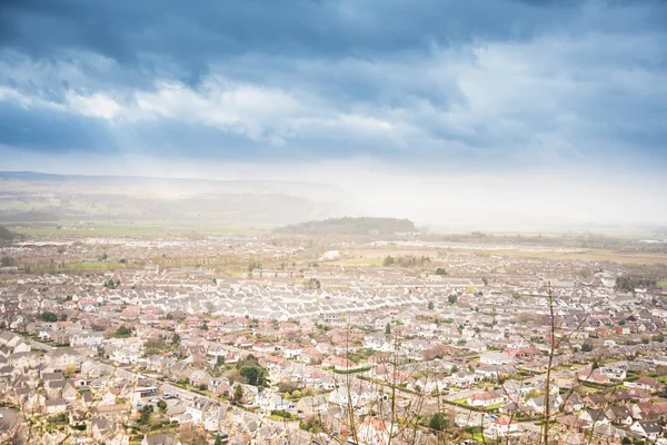City of Stirling panoraması - İskoçya, kentsel fotoğraf — Stok fotoğraf