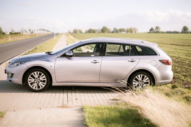 Eylül 2018, Ustka, Polonya: Mazda 6 Estate - 2008 model, Gh