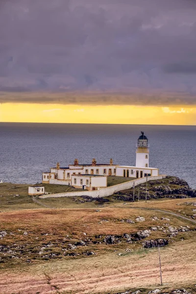 Isle of Skye landskap-Neist Point Lighthouse — Stockfoto