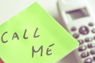 Beni arayın not - Bize Ulaşın Müşteri Hizmetleri Destek Conc