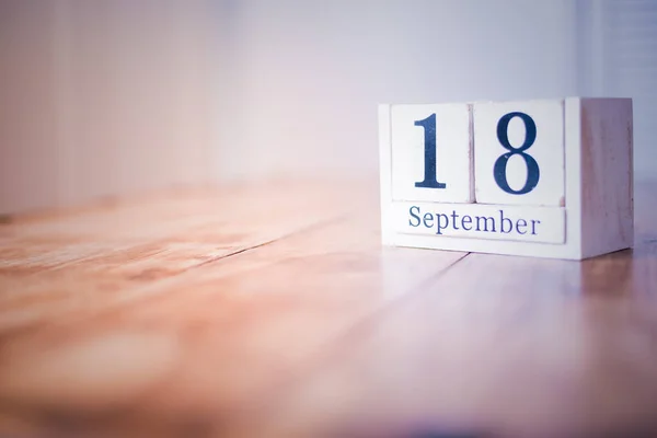 18 Setembro - 18 de setembro - Feliz Aniversário - Dia Nacional — Fotografia de Stock