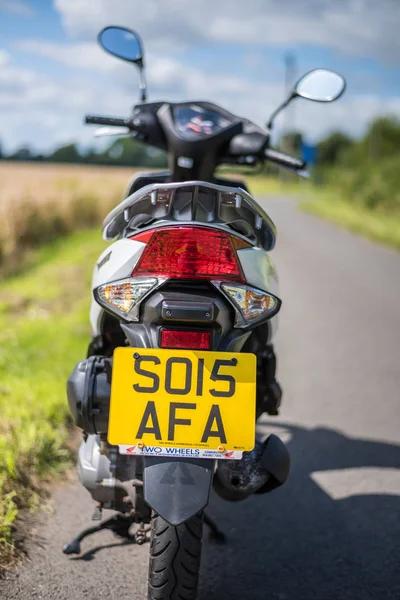 Stirling, İskoçya - 15 Ağustos 2019: Honda Vision motosiklet — Stok fotoğraf