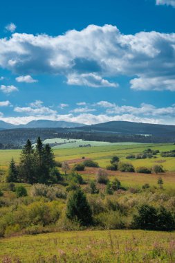Yazın Tatra Dağları manzarası, Polonya
