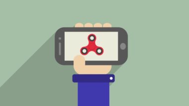 telefonda el spinner