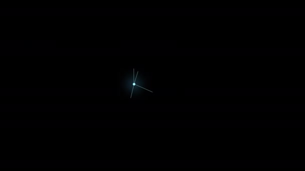 Constellation Centaurus sur fond noir. Les étoiles bleues brillantes sont reliées par des lignes. Graphiques de mouvement . — Video