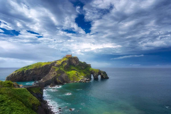 San Juan Gaztelugatxe Basque Country — Stock Photo, Image