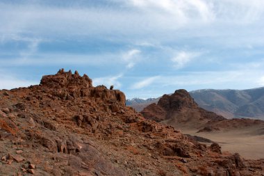 Moğolistan Tolbo göl alanı