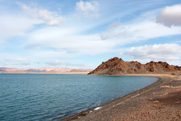 Área Lago Tolbo Mongólia — Fotografia de Stock