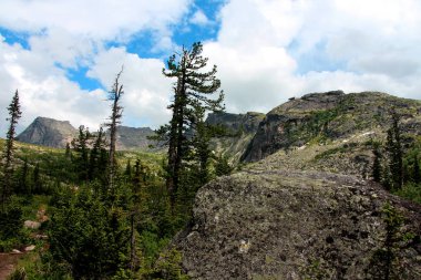 Milli Parkı Sibirya'da Ergaki görünümünü