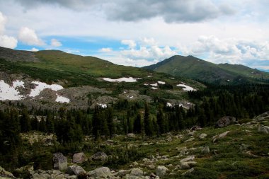 Milli Parkı Sibirya'da Ergaki görünümünü