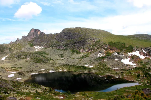 Vista Parque Nacional Ergaki Sibéria — Fotografia de Stock