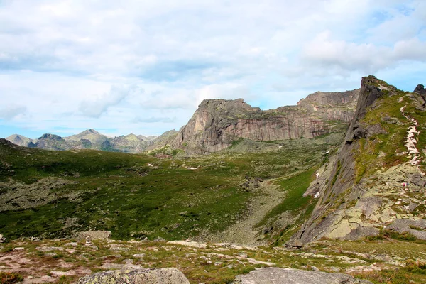 Vista Del Parque Nacional Ergaki Siberia — Foto de Stock