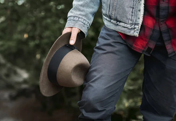 Close Hiker Legs — Stock Photo, Image