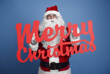 Noel Baba ile yaması bayrak 