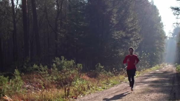 Hans Beslutsamhet Nyckeln Till Framgång — Stockvideo