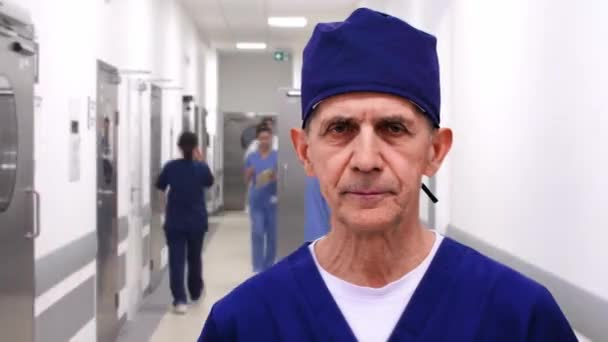 Vista Time Lapse Del Medico Professionista Ospedale — Video Stock