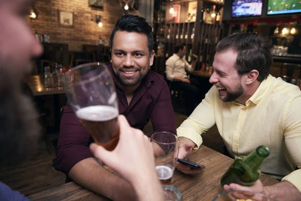 Tiempo Libre Con Amigos Después Largo Día — Foto de Stock