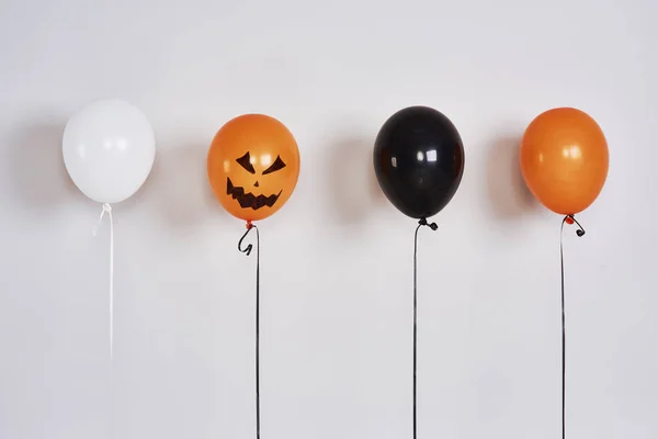 Des Ballons Effrayants Pour Fête Halloween — Photo