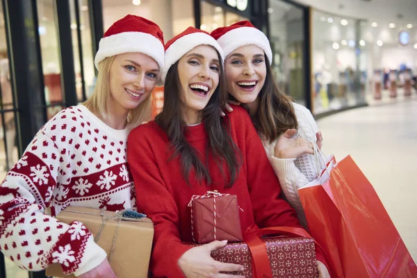 Galenskap Julen Shopping — Stockfoto