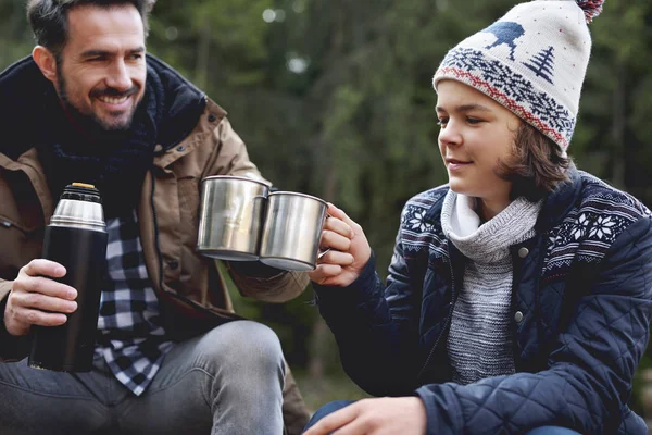 Father Son Spending Time Together — Stock Photo, Image