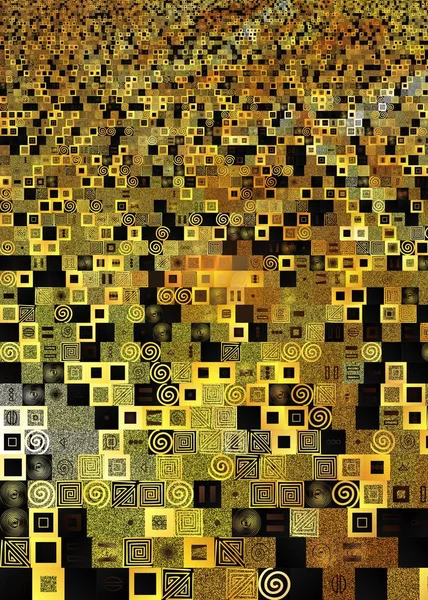 G. Klimt desen teması - çini sanat