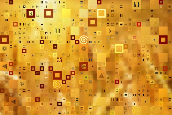 Tema Patrón Klimt Arte Del Azulejo —  Fotos de Stock